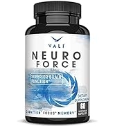 VALI Neuro Force Brain Booster Supplement for Focus, Memory, Clarity & Energy. Extra Strength Noo...