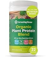 Amazing Grass Organic Plant Protein Blend: Vegan Protein Powder, New Protein Superfood Formula, A...