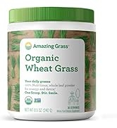 Amazing Grass Wheat Grass Powder: 100% Whole-Leaf Wheat Grass Powder for Energy, Detox & Immunity...