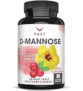 VALI D Mannose 1000mg Urinary Tract Health Formula. Organic Cranberry Fruit Powder & Hibiscus. He...