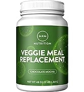 MRM Nutrition Veggie Meal Replacement Protein | Chocolate Mocha Flavored | 22g complete plant bas...