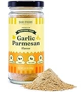 Nutritional Yeast Flakes Garlic Parmesan Flavored | Non Fortified Nutritional Yeast, Vegan Season...