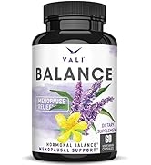 VALI Balance Menopause Supplement for Women. Natural Herbal Hormone Balance. Menopausal Support. ...