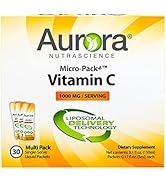 Aurora Nutrascience, Micro-Pack Liposomal Vitamin C, 1,000 mg Per dose, Gluten Free, Non-GMO, Sug...