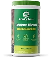 Amazing Grass Greens Blend Superfood: Super Greens Powder with Spirulina, Chlorella, Beet Root Po...