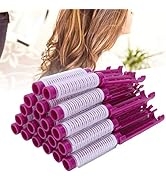 20 Pieces Hair Perm Rods, Plastic Hair Perm Rods Fluffy Perm Rod Curlers Hair Curlers Tool Kit fo...