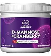 MRM Nutrition D-Mannose + Cranberry | Cranberry Flavored | Urinary Tract + Bladder Health | Low-S...