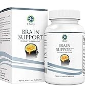 Brain Support Focus Supplement Pills - Support Healthy Brain Function with Nootropics, Improve Me...